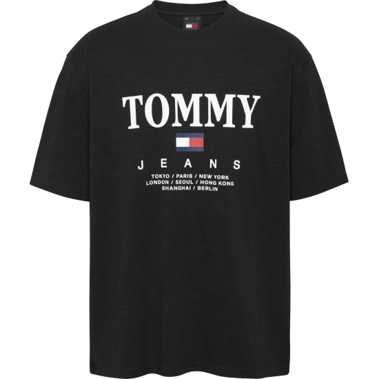 TOMMY HILFIGER Camisetas de chico DM0DM20080 Negro