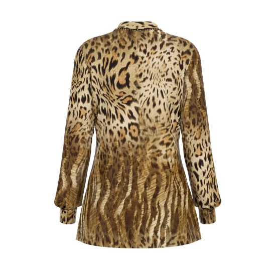 GUESS JEANS Camisas de chica W4BH56WGLA2 BEIGE 2