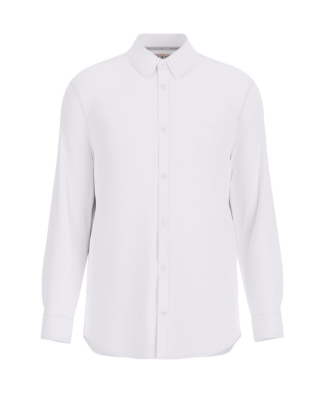 GUESS JEANS Camisas de chico M1YH20W7ZK1 BLANCO