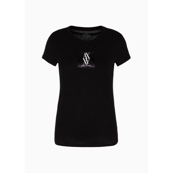 AX Armani Exchange Camisetas de chica 6DYT03YJ3RZ Negro