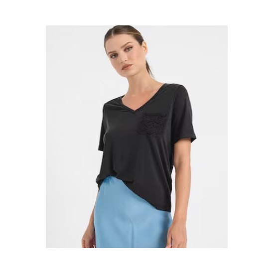 Vero Moda Camisetas de chica 10313218 Negro