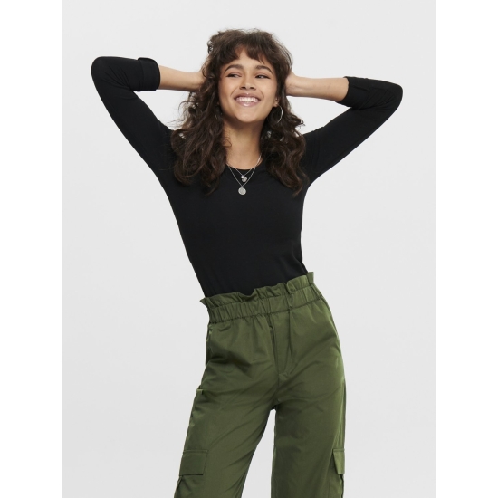 Only Camisetas de chica 15331887 Negro