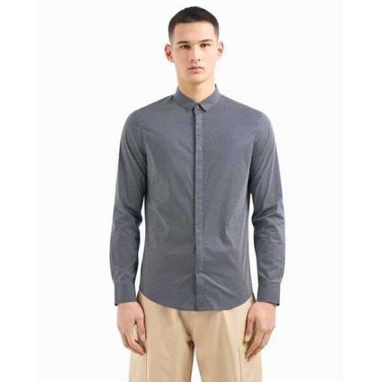 AX Armani Exchange Camisas de chico 6DZC25ZNEAZ AZUL