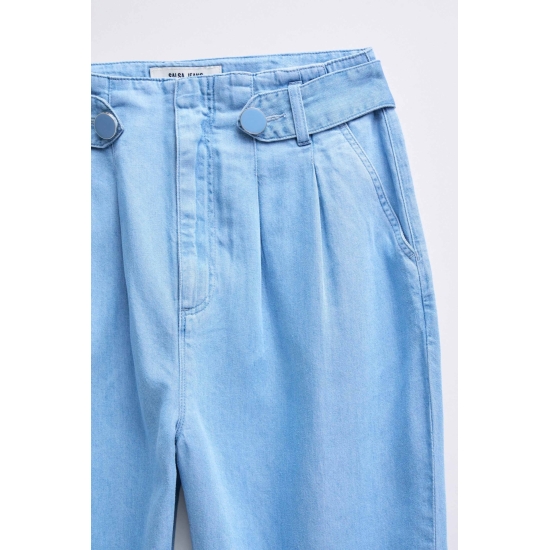 SALSA PANTALON DE CHICA 21008752-AZUL CLARO