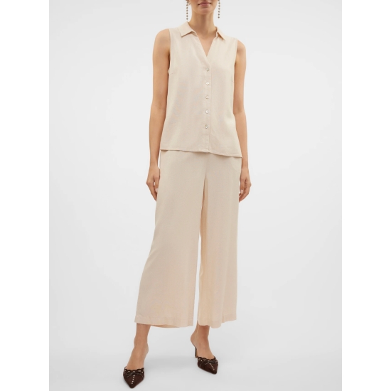 Vero Moda Pantalones de chica 10321626-BEIGE 2