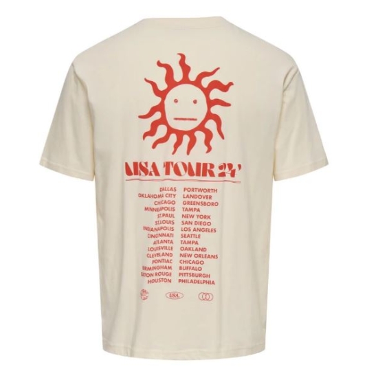 ONLY & SONS Camisetas de chico 22034304-BEIGE 2