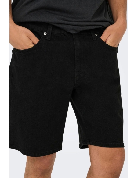 ONLY & SONS Bermudas de chico 22032927-NEGRO