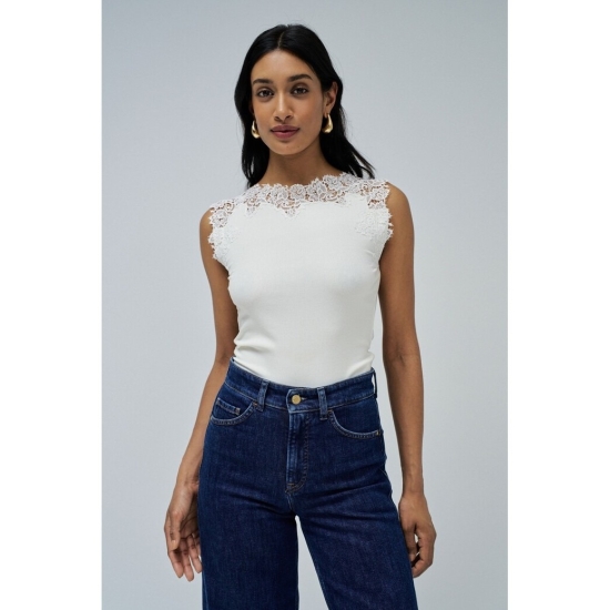 Salsa Camisetas de chica 21009373 BLANCO