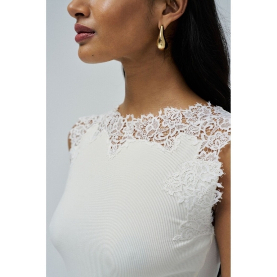 Salsa Camisetas de chica 21009373 BLANCO 2