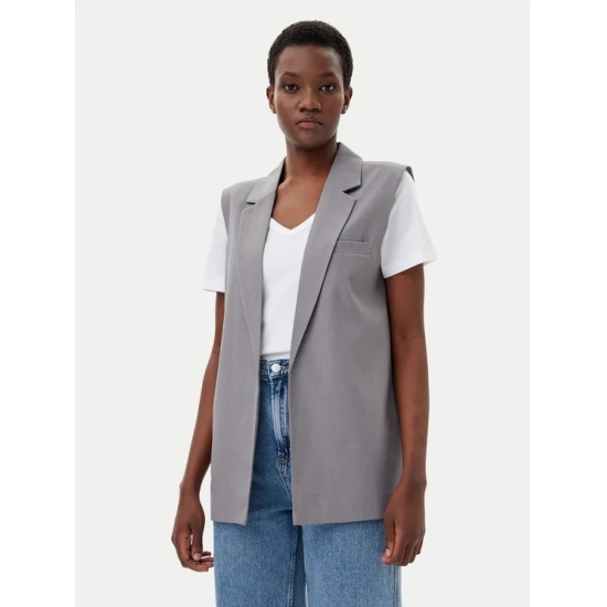 Only Chalecos de chica 15338353-GRIS