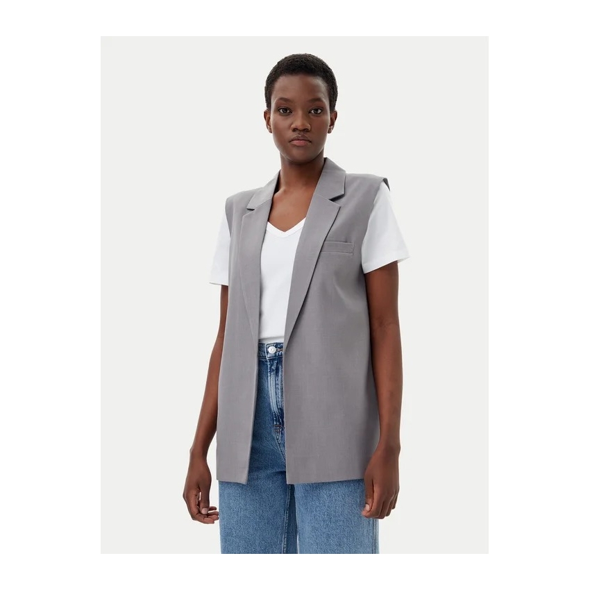 Only Chalecos de chica 15338353-GRIS