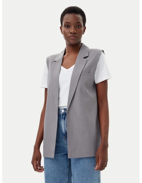 Only Chalecos de chica 15338353-GRIS