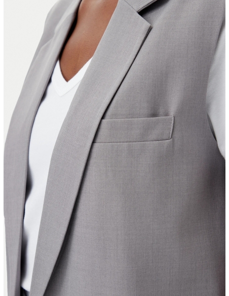 Only Chalecos de chica 15338353-GRIS