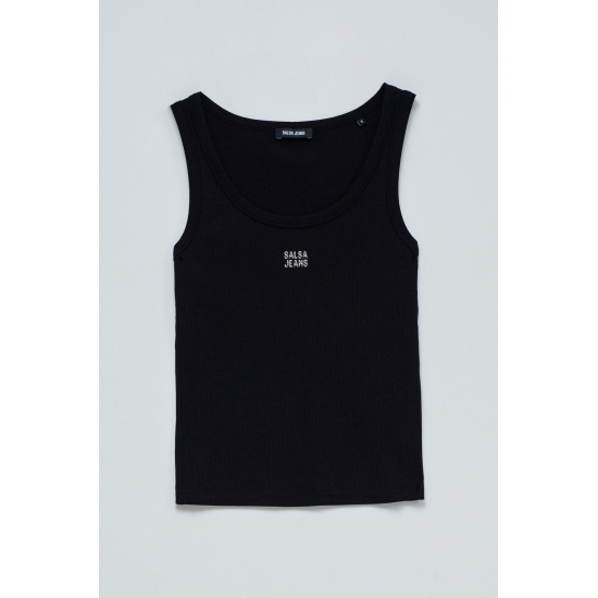 Salsa Camisetas de chica 21010449 Negro