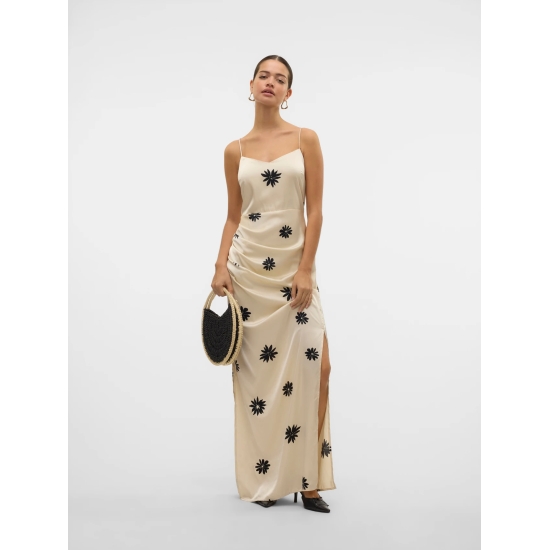 Vero Moda Vestidos de chica 10328711 BEIGE 2