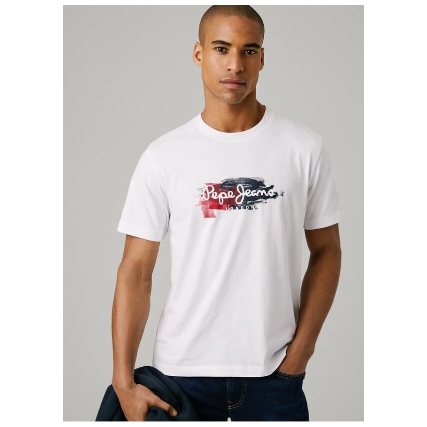 Pepe Jeans Camisetas de chico PM5010105 BLANCO