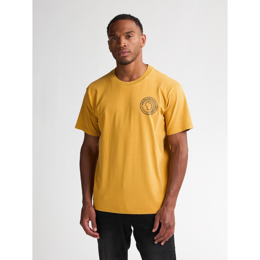 Petrol Camisetas de chico TSR616 AMARILLO