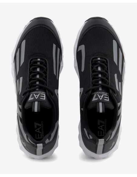 ARMANI ZAPATILLAS X8X217XK433 NEGRO/PLATA