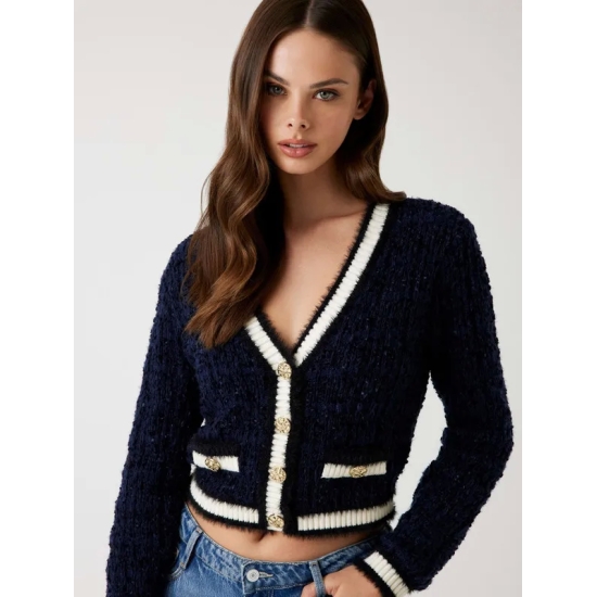 GUESS JEANS Chaquetas de chica W5BR0EZ4090 AZUL 2