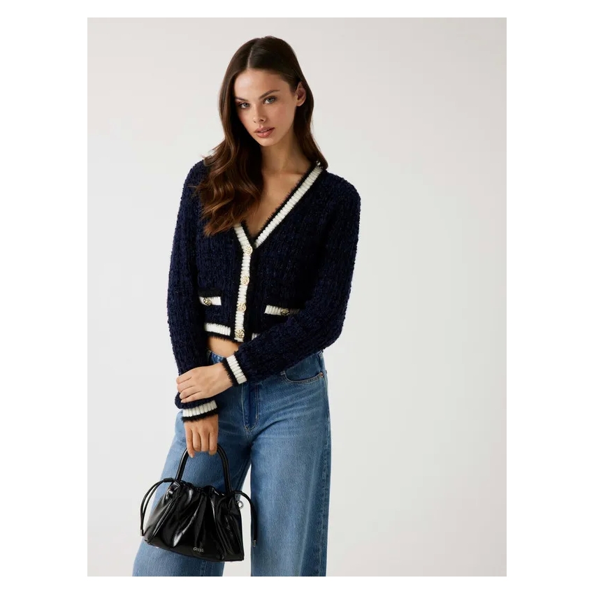 GUESS JEANS Chaquetas de chica W5BR0EZ4090 AZUL