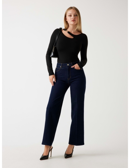 GUESS JEANS Camisetas de chica W5BP18KC7M2 Negro