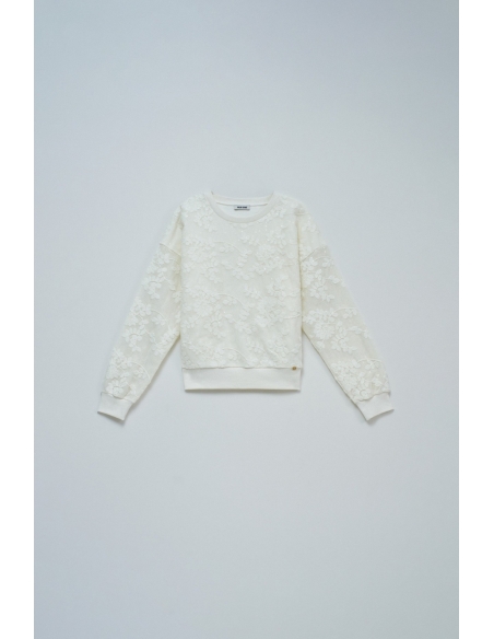 Salsa Sudaderas de chica 21010503 BLANCO