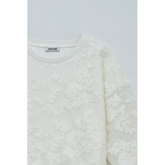 Salsa Sudaderas de chica 21010503 BLANCO 2