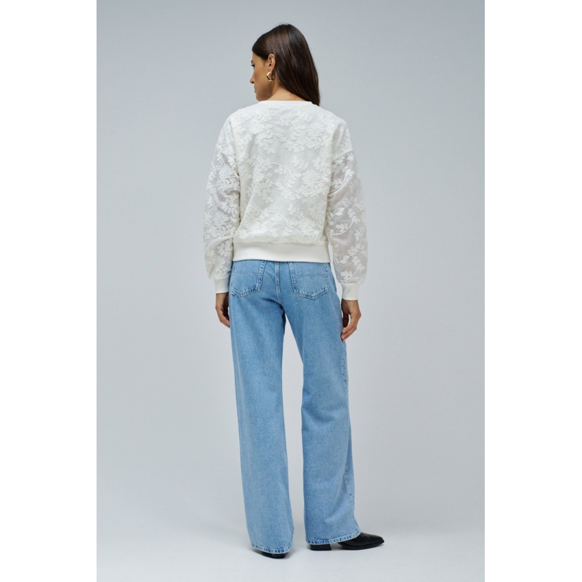 Salsa Sudaderas de chica 21010503 BLANCO