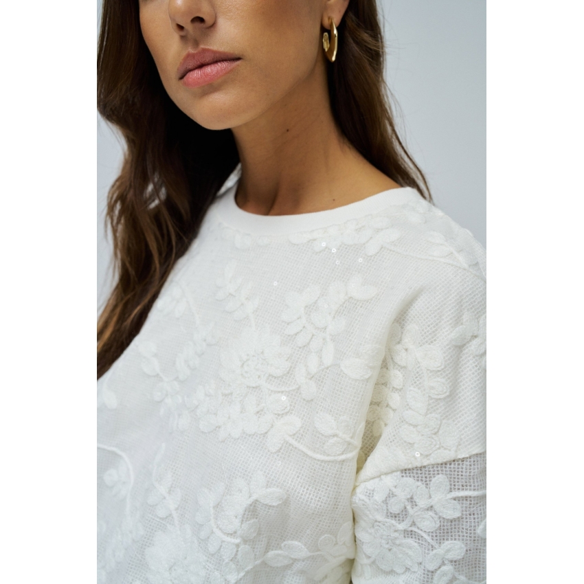 Salsa Sudaderas de chica 21010503 BLANCO