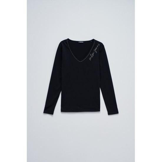 Salsa Camisetas de chica 21010451 Negro