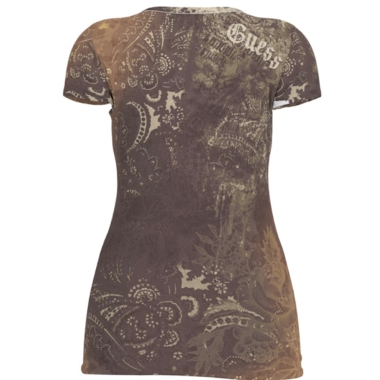GUESS JEANS Camisetas de chica W5BI33K37Z0 MARRON 2