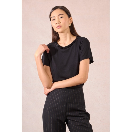 Molly Bracken Camisetas de chica TF118DN Negro