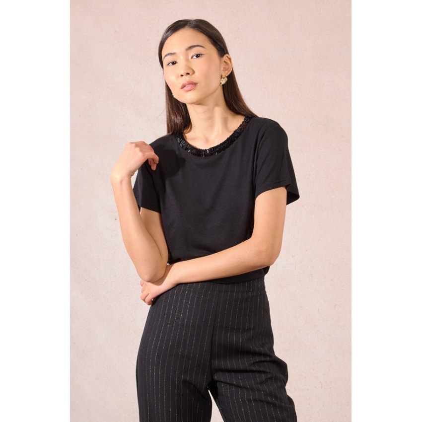 Molly Bracken Camisetas de chica TF118DN Negro