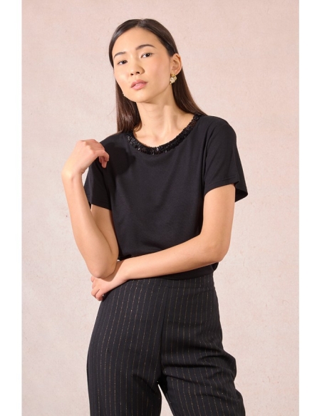Molly Bracken Camisetas de chica TF118DN Negro