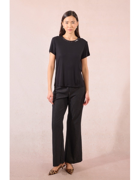 Molly Bracken Camisetas de chica TF118DN Negro