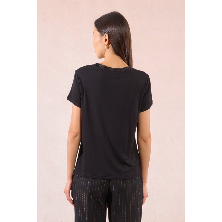 Molly Bracken Camisetas de chica TF118DN Negro
