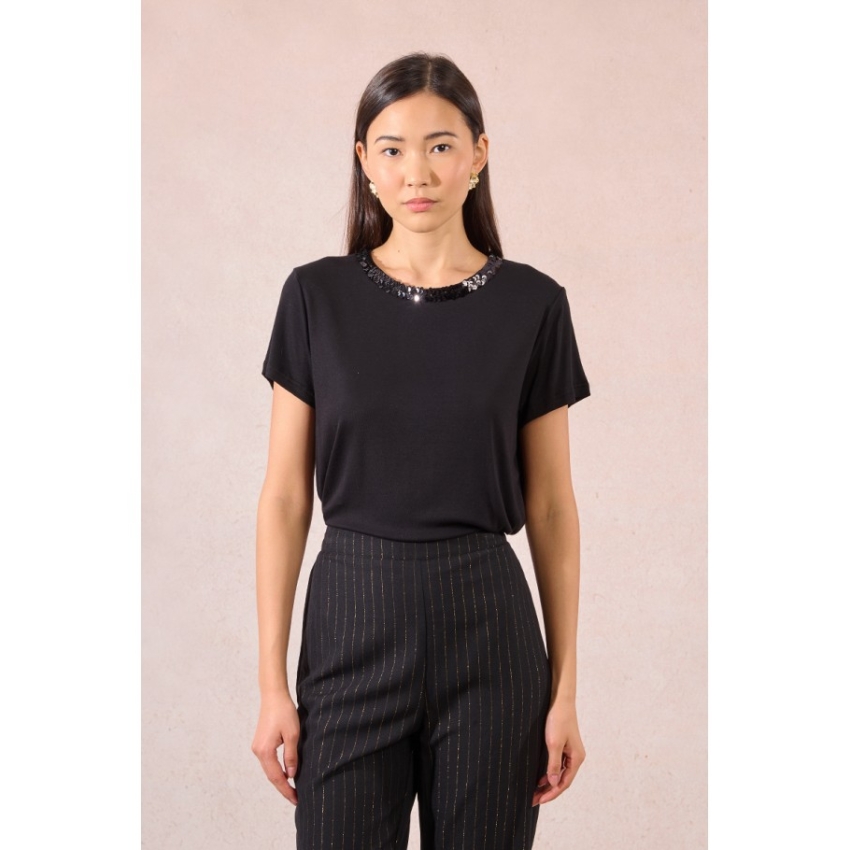 Molly Bracken Camisetas de chica TF118DN Negro