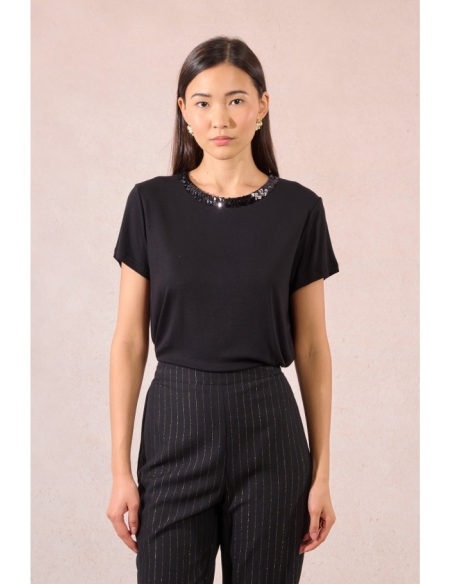 Molly Bracken Camisetas de chica TF118DN Negro