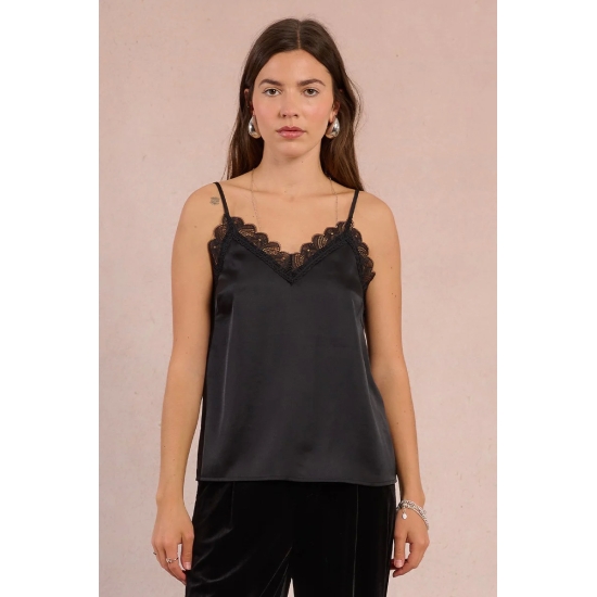 Molly Bracken Tops de chica T2121DN Negro