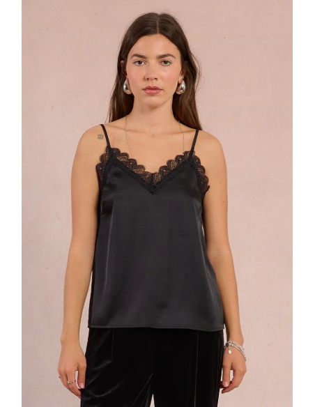 Molly Bracken Tops de chica T2121DN Negro