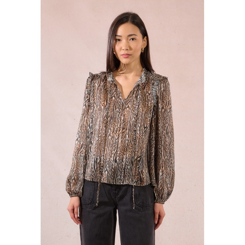 Molly Bracken Blusas de chica T2057DH BEIGE