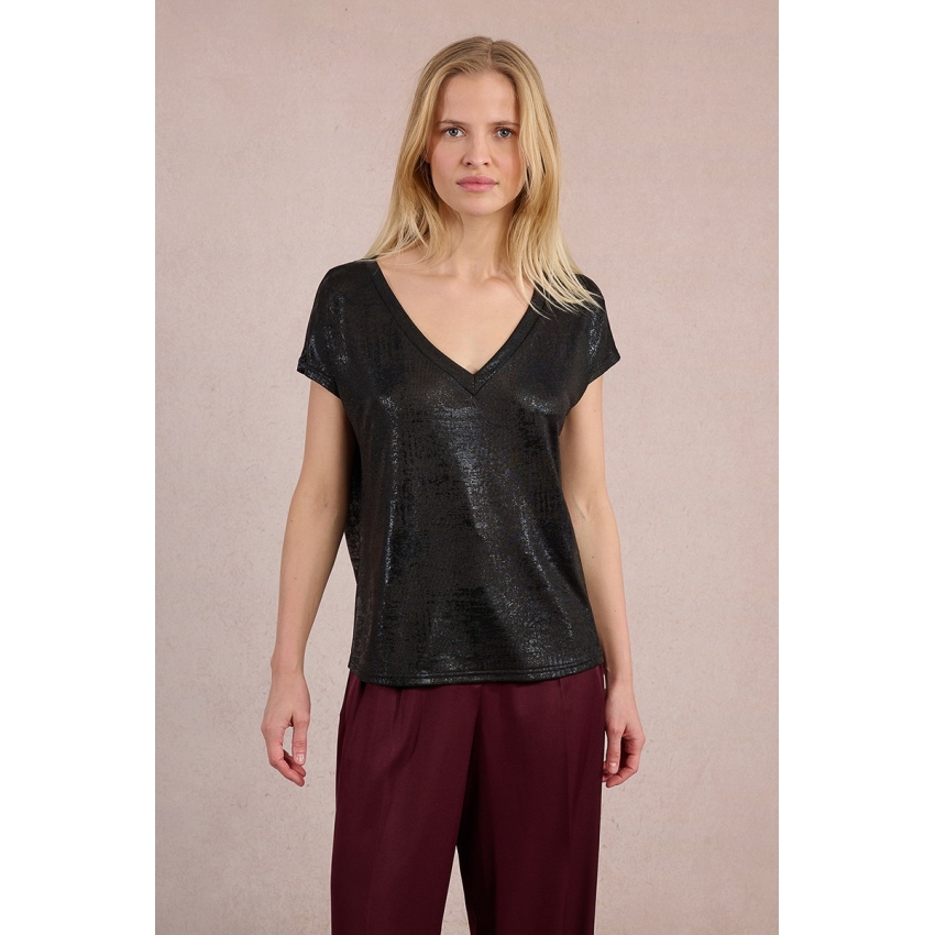 Molly Bracken Camisetas de chica T1676DN Negro