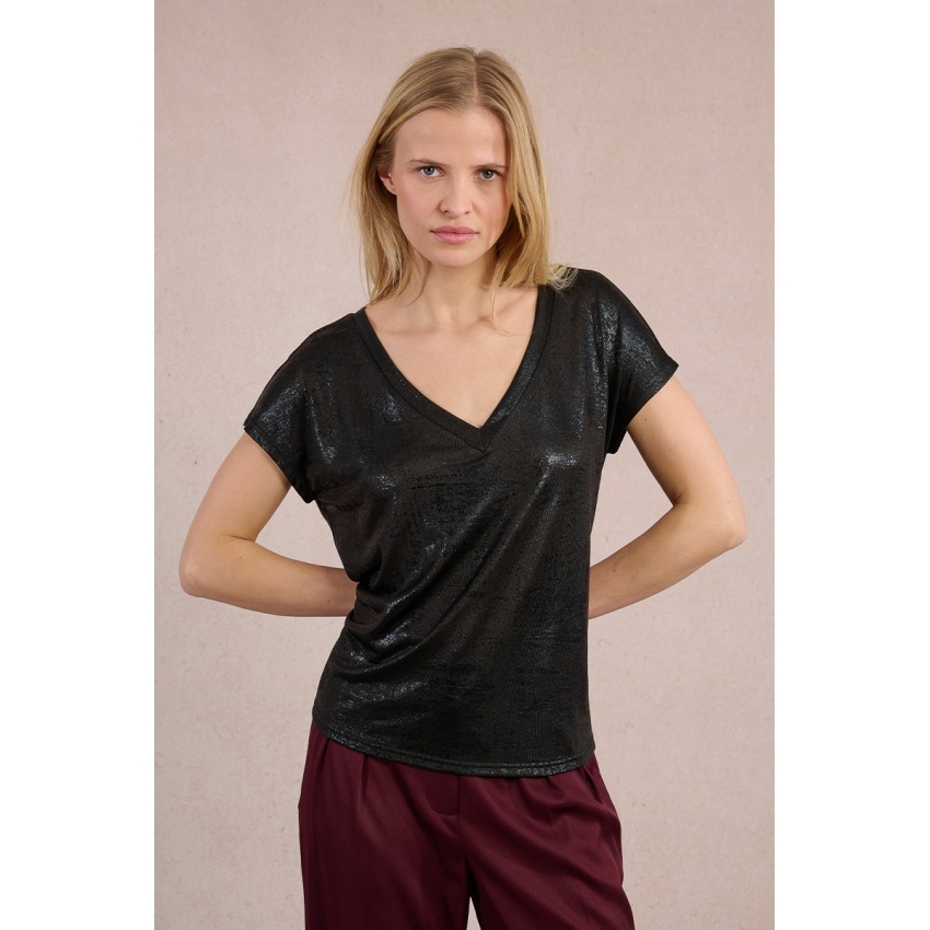 Molly Bracken Camisetas de chica T1676DN Negro
