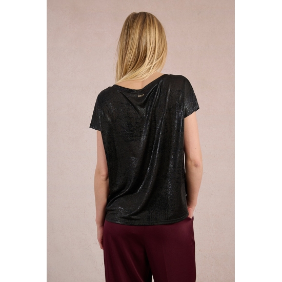Molly Bracken Camisetas de chica T1676DN Negro 2