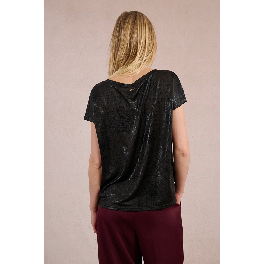 Molly Bracken Camisetas de chica T1676DN Negro