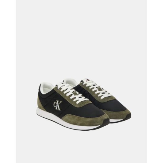 CALVIN KLEIN ZAPATILLAS YM0YM01361 NEGRO/VERDE 2