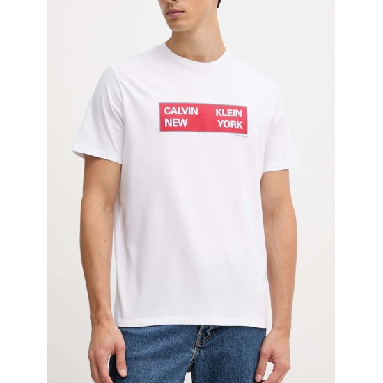 CALVIN KLEIN Camisetas de chico LV04RD816G BLANCO