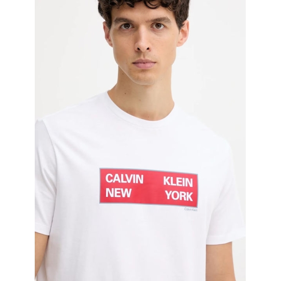 CALVIN KLEIN Camisetas de chico LV04RD816G BLANCO 2