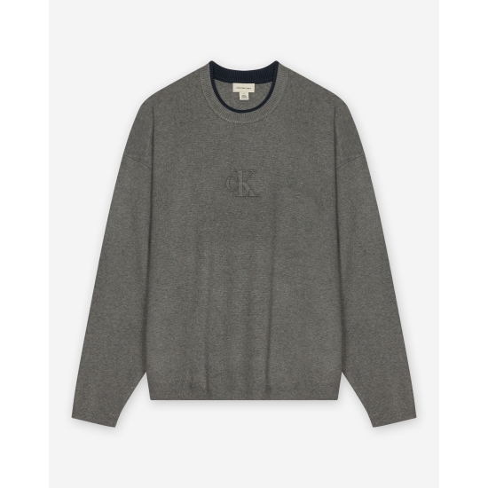 CALVIN KLEIN Jerseys de chico LV04RD300G GRIS