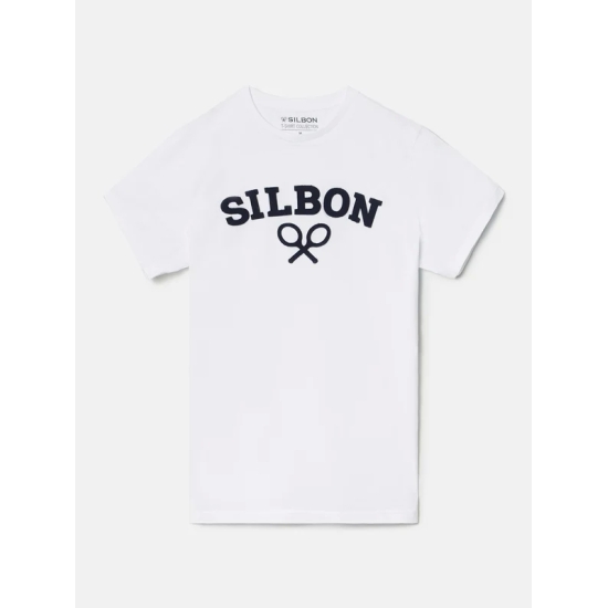Silbon Camisetas de chico 124611 BLANCO